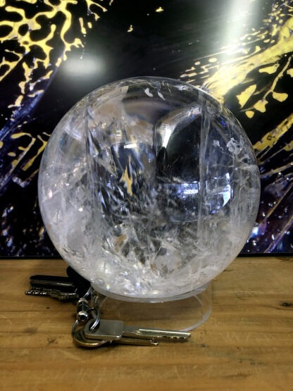 8-inch-wide Madagascar Crystal Ball - Image 6