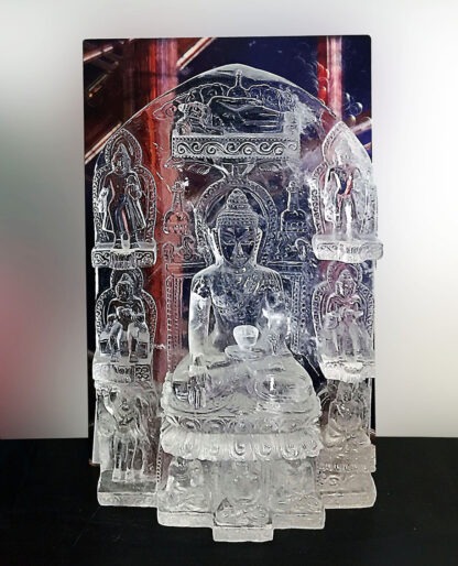 11-Buddhas Quartz Sculpture - Image 2