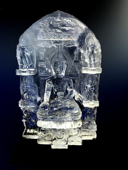 11-Buddhas Quartz Sculpture - Image 3