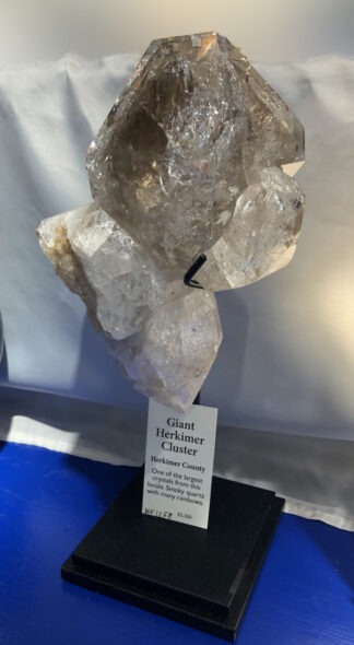Giant Smoky Herkimer Sculpture