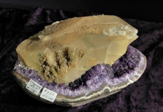 Inventory # WK1661	Uruguay Amethyst Cluster & Giant Calcite