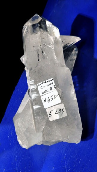 Inventory # WK1815	Arkansas Quartz Crystal Cross
